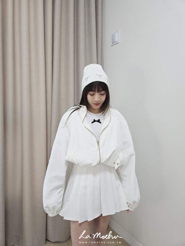 尼龍抽繩澎袖外套